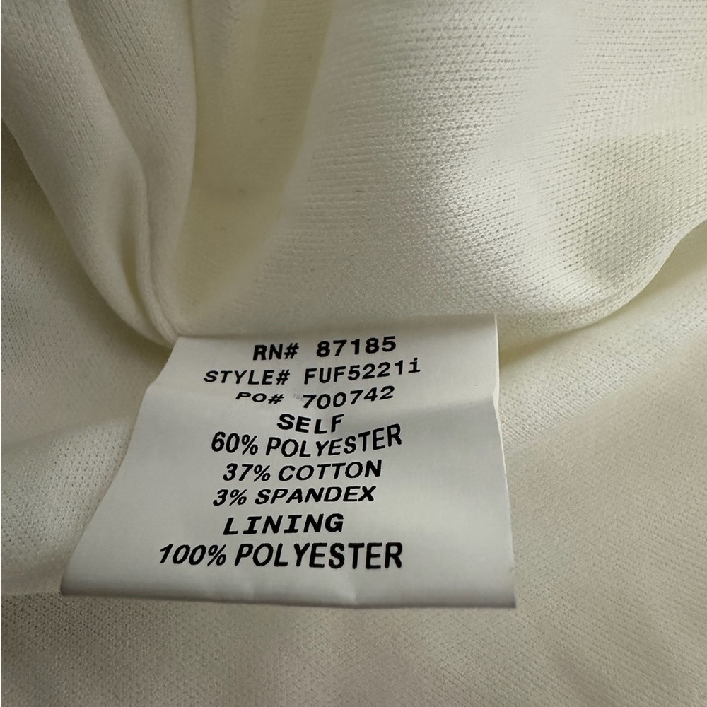 Ruby Rox White Strapless Black Sash Bubble Hem Mi… - image 5